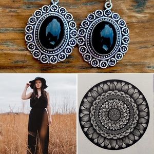 Black Onyx Earrings